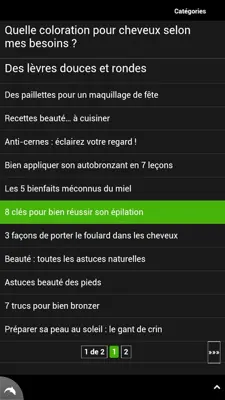 Conseils beaute android App screenshot 1